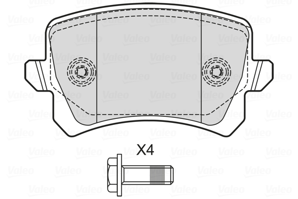 Remblokset Valeo 601700