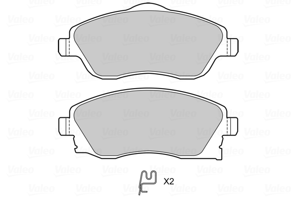 Remblokset Valeo 601704