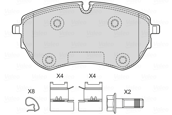 Remblokset Valeo 601749