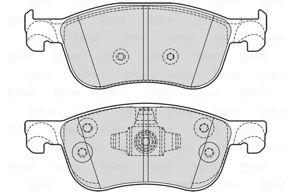Remblokset Valeo 601756