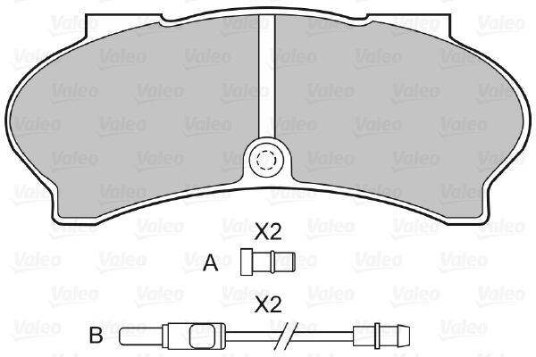 Valeo Remblokset 598593