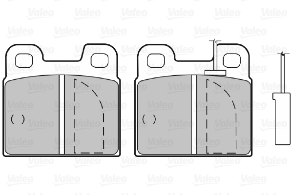 Remblokset Valeo 598351