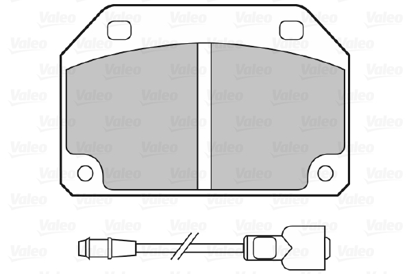 Valeo Remblokset 598592