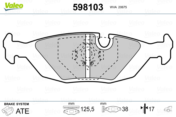 Valeo Remblokset 598103