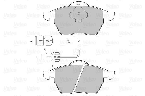 Valeo Remblokset 598483