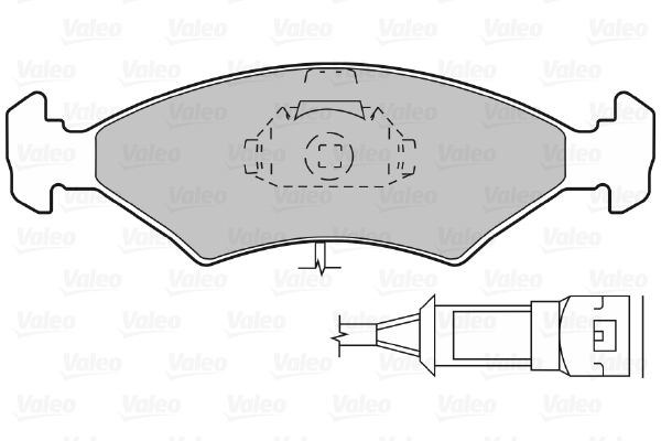 Remblokset Valeo 598042