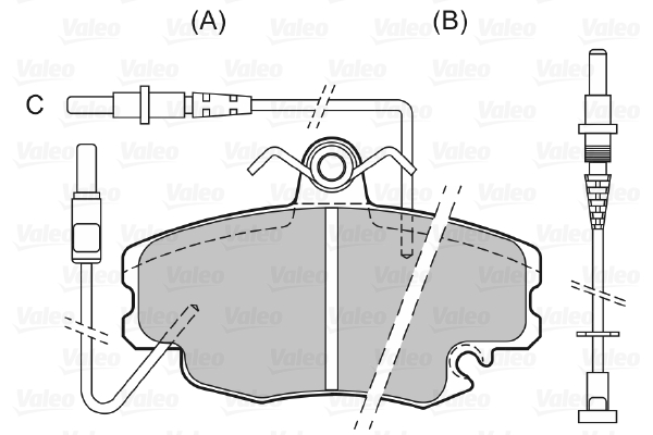 Valeo Remblokset 598154