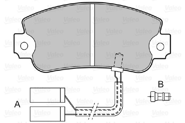 Valeo Remblokset 598091