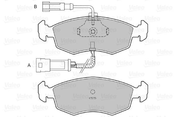 Valeo Remblokset 598424