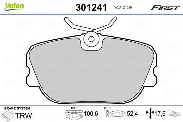 Valeo Remblokset 301241