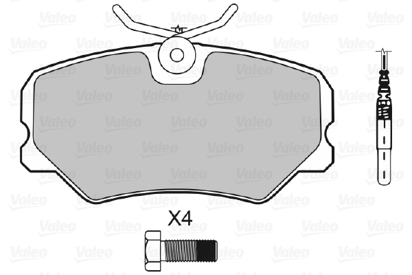 Valeo Remblokset 598353