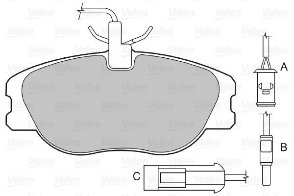 Remblokset Valeo 598009