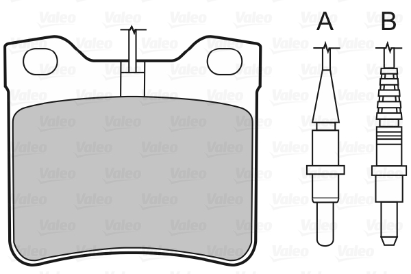 Valeo Remblokset 598062