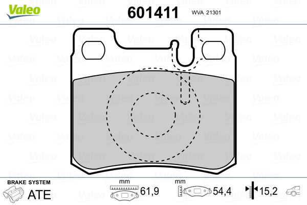 Valeo Remblokset 601411