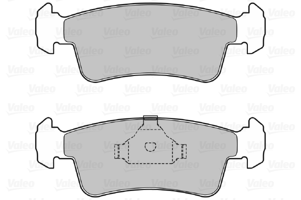 Remblokset Valeo 598532