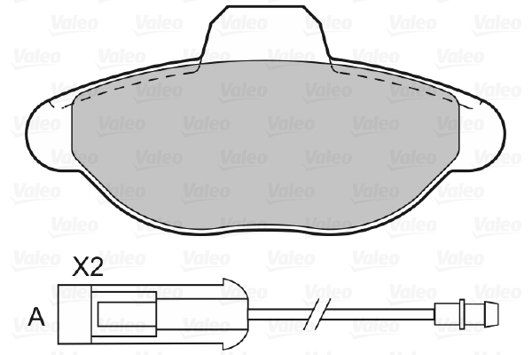 Valeo Remblokset 598011