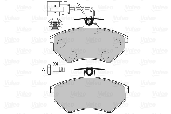 Valeo Remblokset 598484