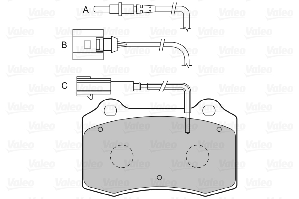 Valeo Remblokset 598988