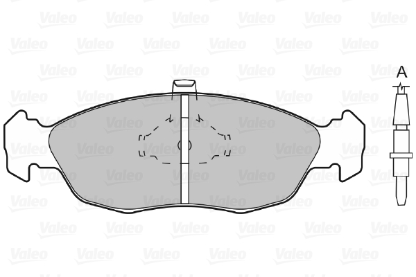 Valeo Remblokset 598074