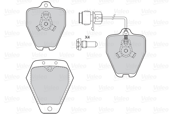 Valeo Remblokset 601570