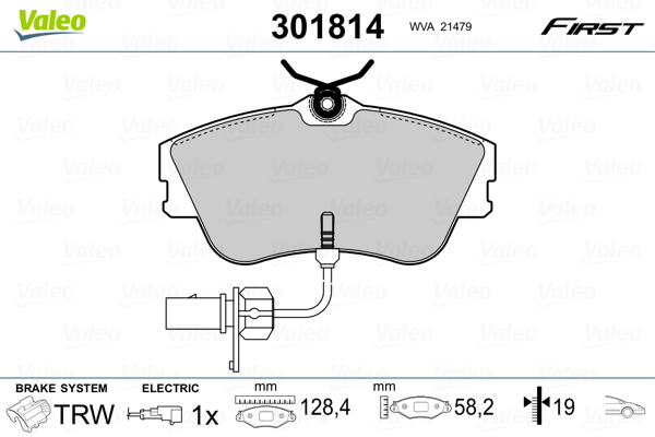 Valeo Remblokset 301814