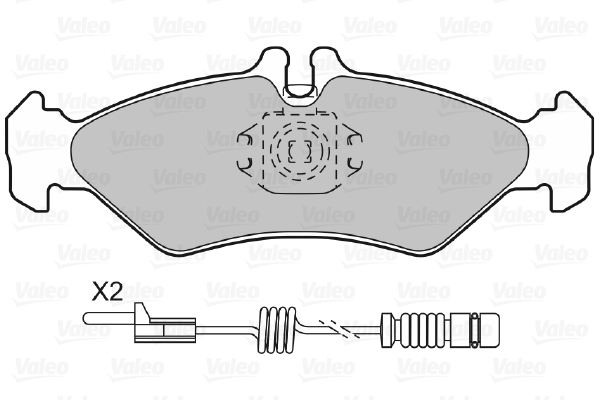 Valeo Remblokset 598045