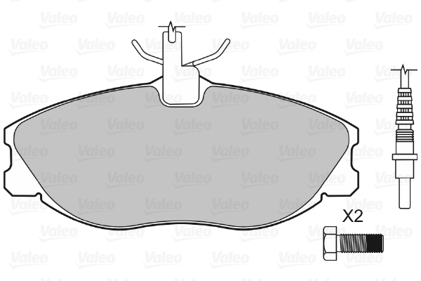 Valeo Remblokset 598069