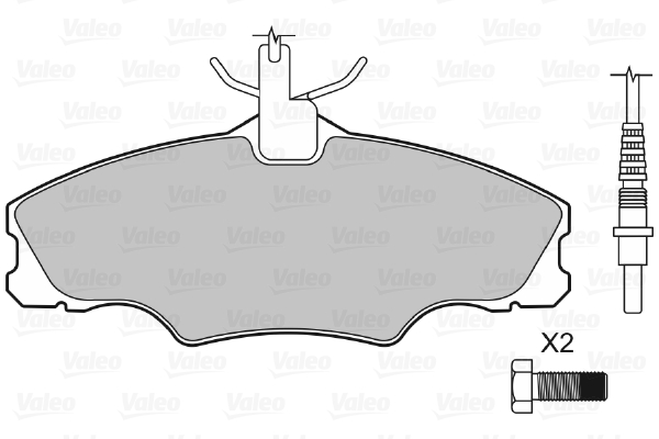 Valeo Remblokset 598068