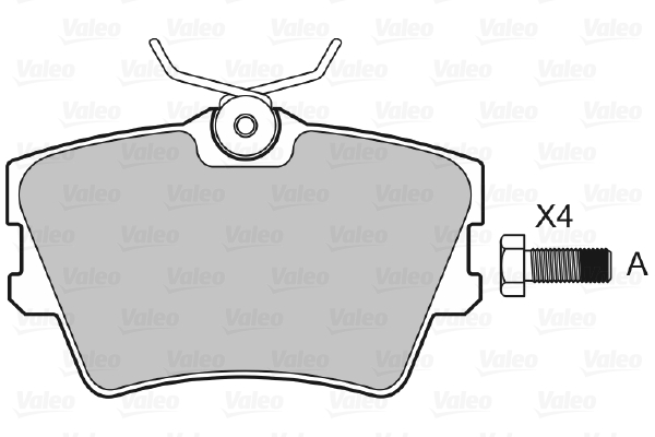 Valeo Remblokset 598546