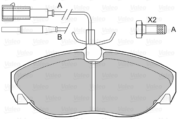 Valeo Remblokset 598429