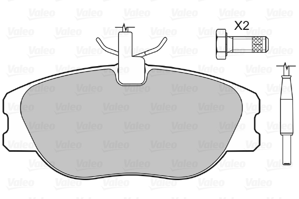 Valeo Remblokset 598064