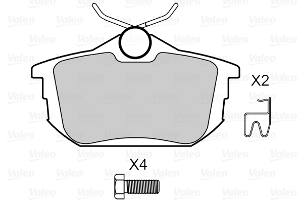 Valeo Remblokset 598492