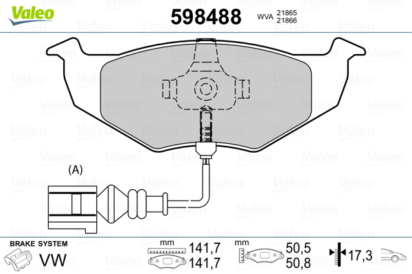 Valeo Remblokset 598488