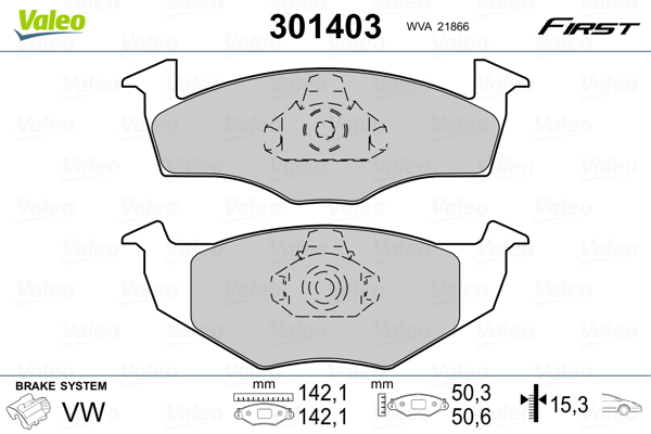 Valeo Remblokset 301403