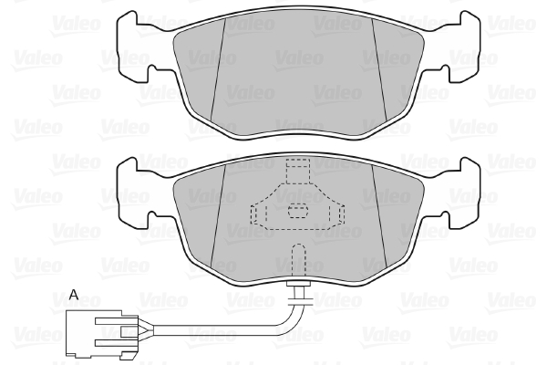 Valeo Remblokset 598619