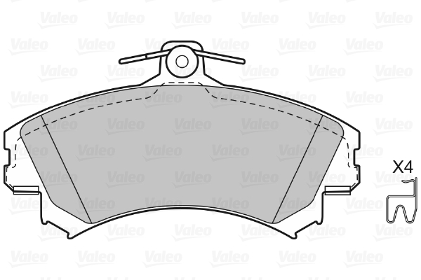 Valeo Remblokset 598318