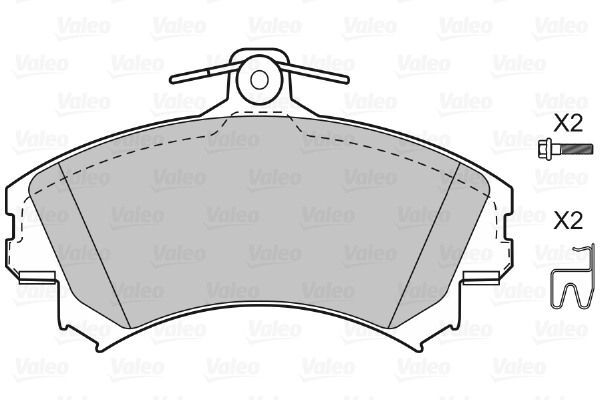 Valeo Remblokset 598493