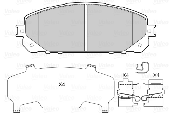 Valeo Remblokset 601540