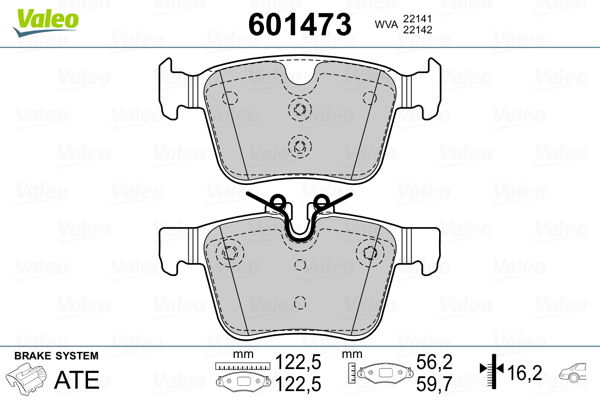 Valeo Remblokset 601473