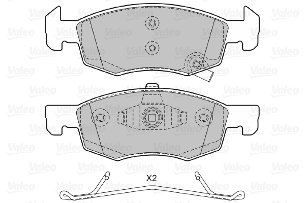 Valeo Remblokset 601482