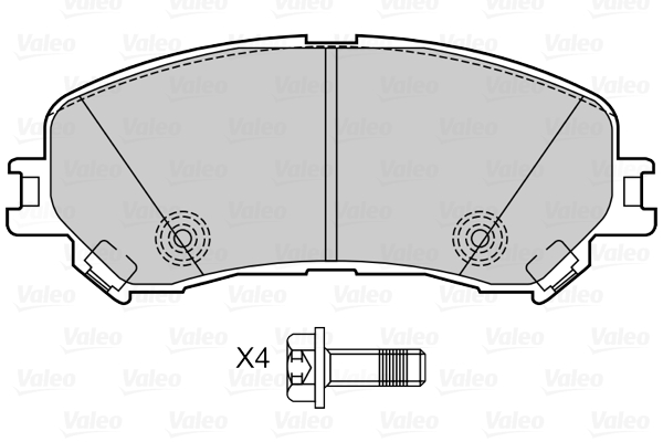 Valeo Remblokset 601596