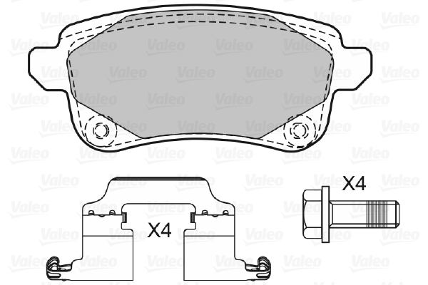 Valeo Remblokset 601484
