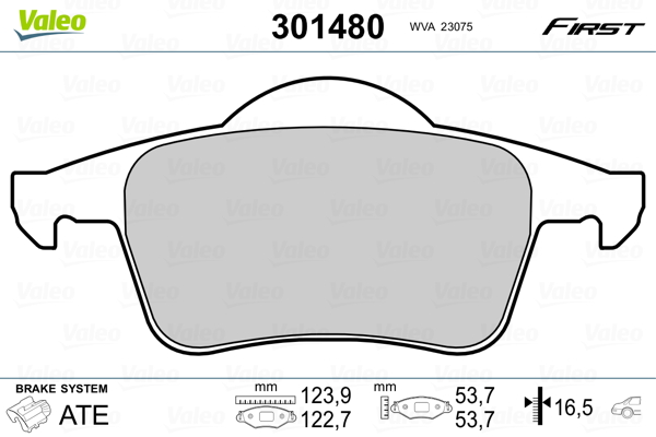 Valeo Remblokset 301480