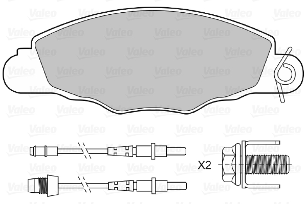 Valeo Remblokset 598420