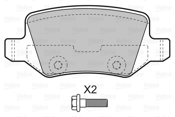 Valeo Remblokset 598583