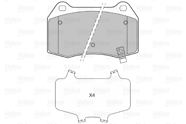 Valeo Remblokset 601386