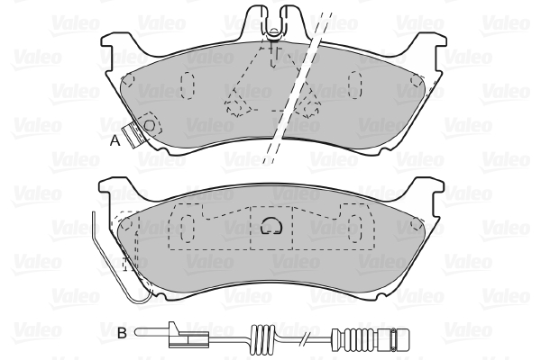Valeo Remblokset 598443
