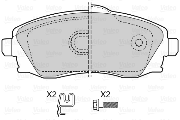 Valeo Remblokset 598456