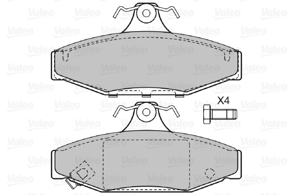 Valeo Remblokset 598854