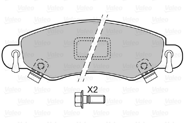 Valeo Remblokset 598453